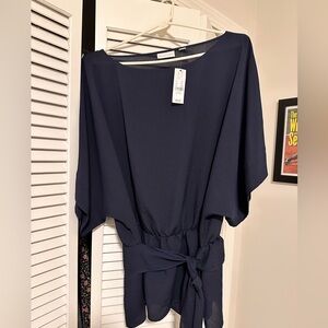 New York and Company Short Sleeved Blouse